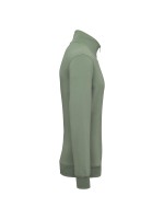 Sweatshirt eco-responsável gola subida 1/2 fecho de homem