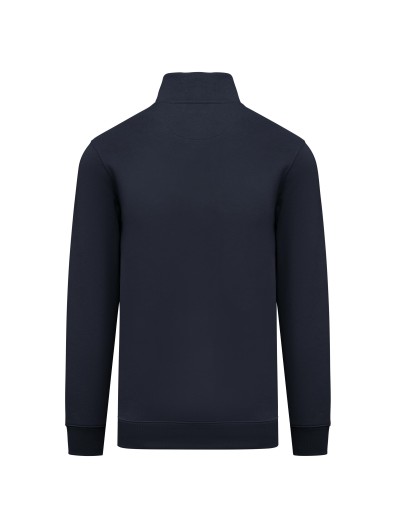 Sweatshirt eco-responsável gola subida 1/2 fecho de homem Sweatshirt eco-responsável gola subida 1/2 fecho de homem
