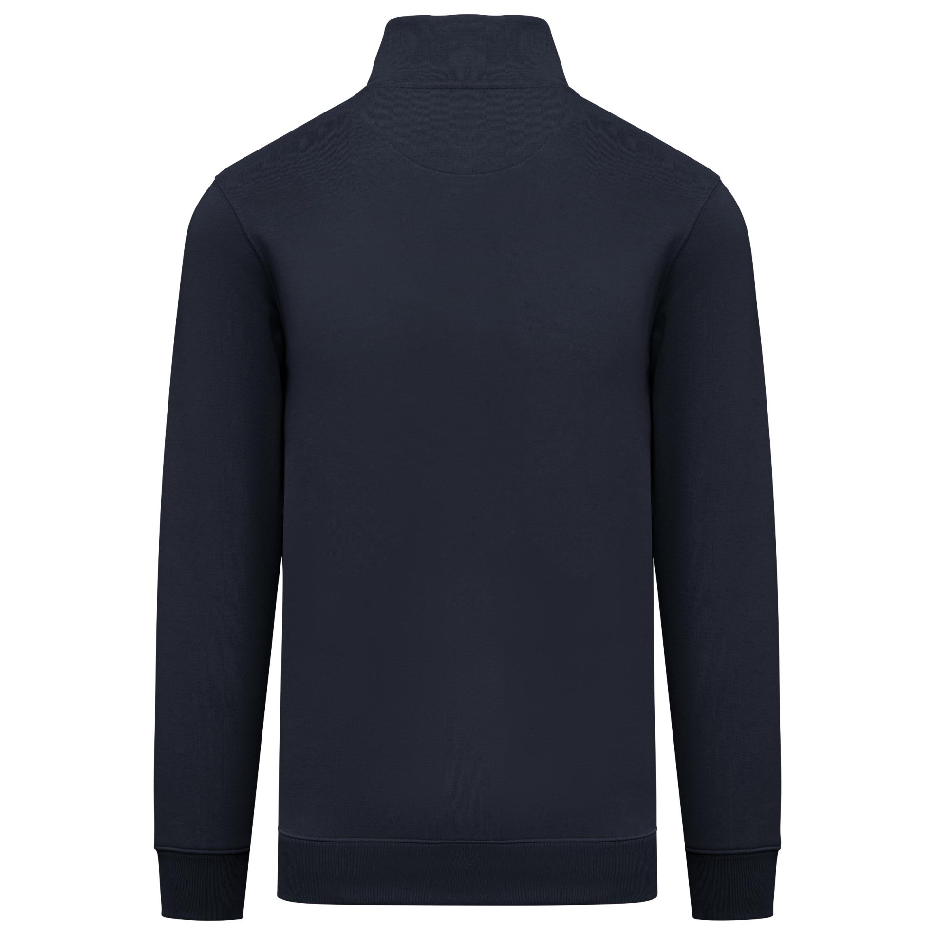Sweatshirt eco-responsável gola subida 1/2 fecho de homem