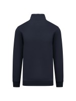 Sweatshirt eco-responsável gola subida 1/2 fecho de homem