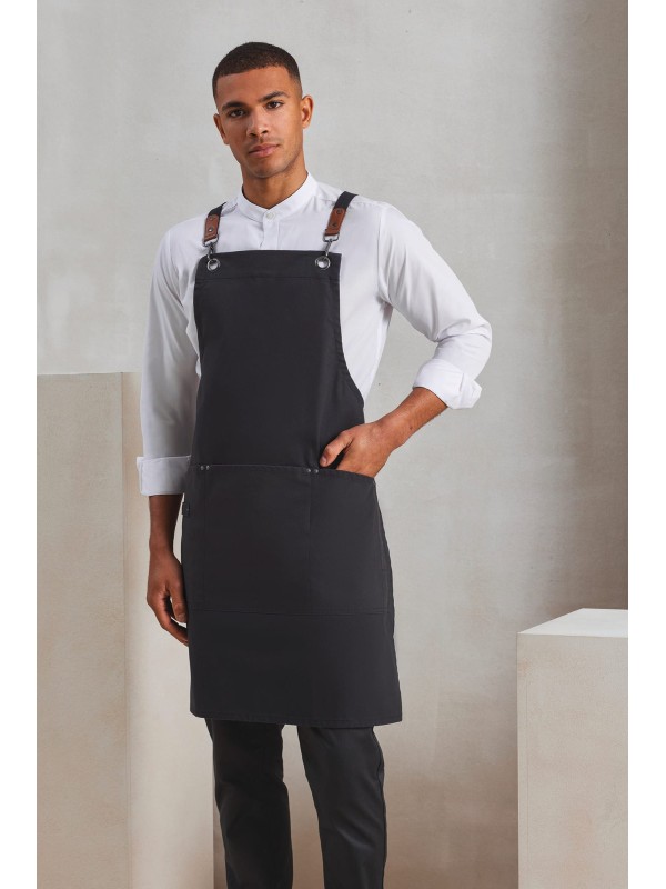 Avental de peito com al�as cruzadas nas costas CLIP 'N' CLASP