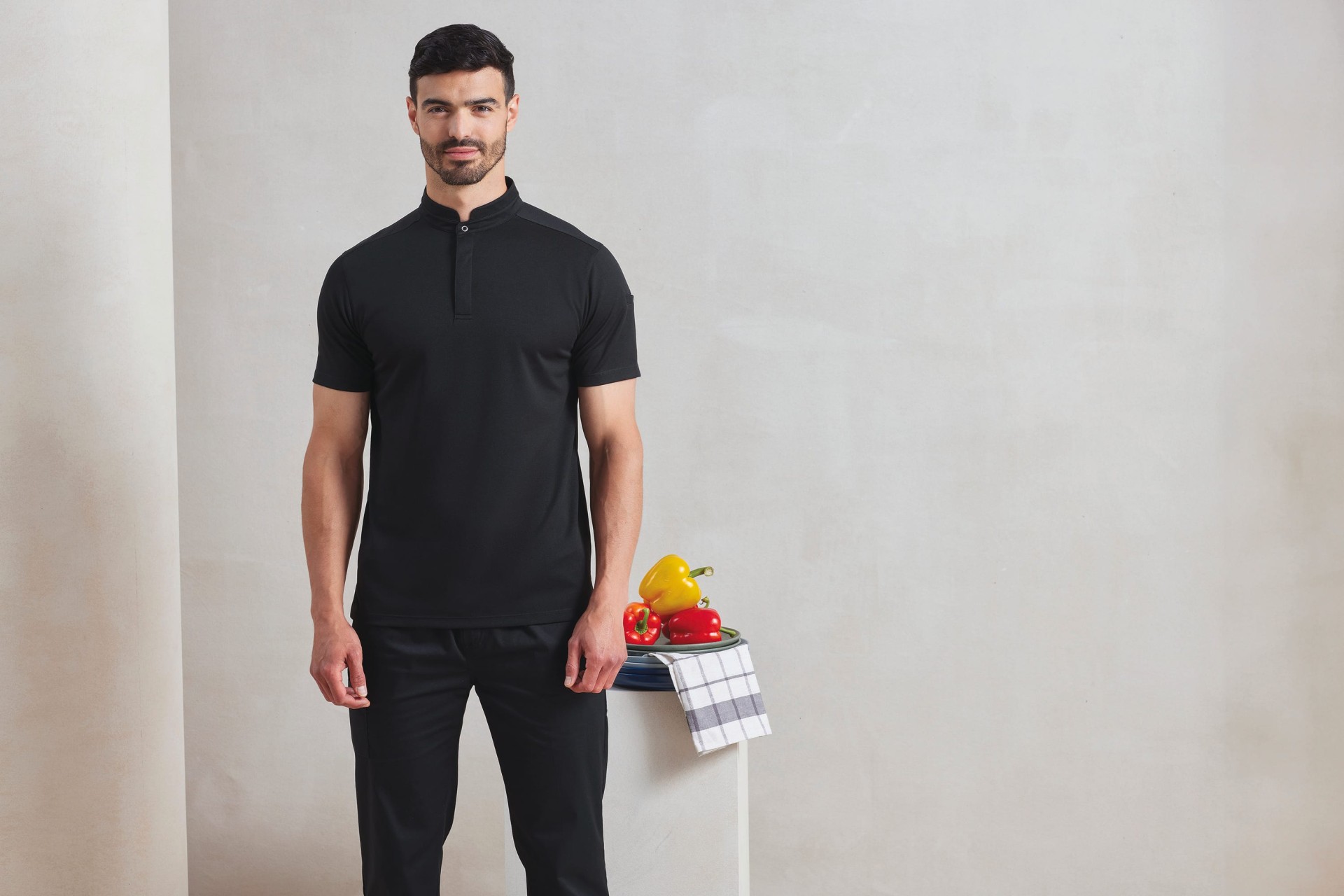 Polo de Chef Coolchecker Essential de manga curta