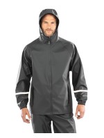 Casaco impermevel Prism PU com faixas refletoras