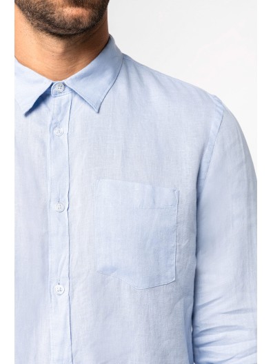 Camisa em linho de homem