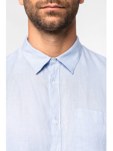 Camisa em linho de homem