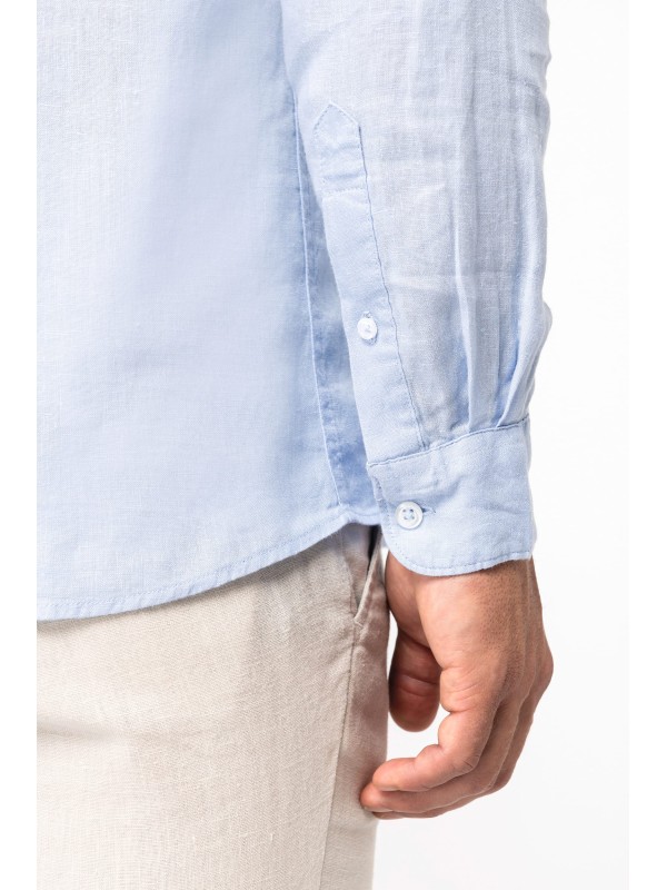 Camisa em linho de homem