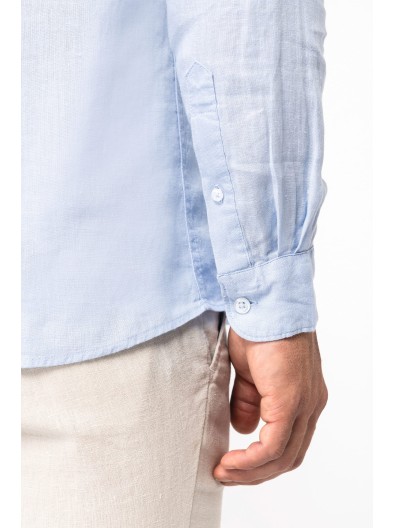 Camisa em linho de homem