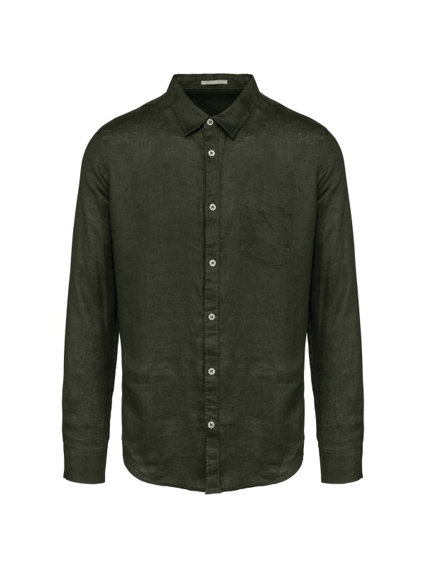 Camisa em linho de homem