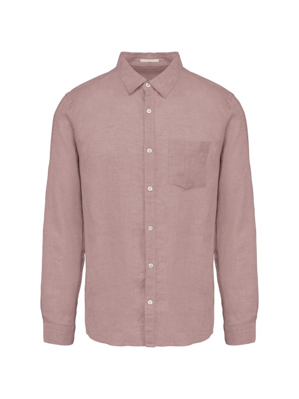 Camisa em linho de homem