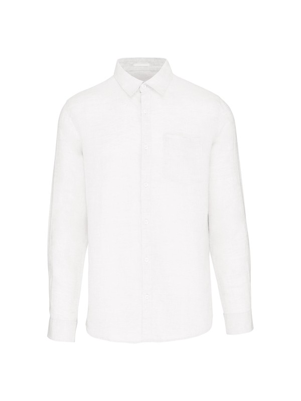 Camisa em linho de homem