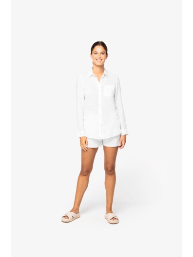 Camisa em linho de senhora