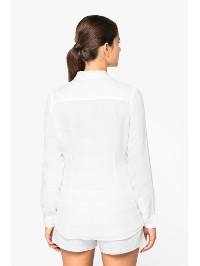 Camisa em linho de senhora