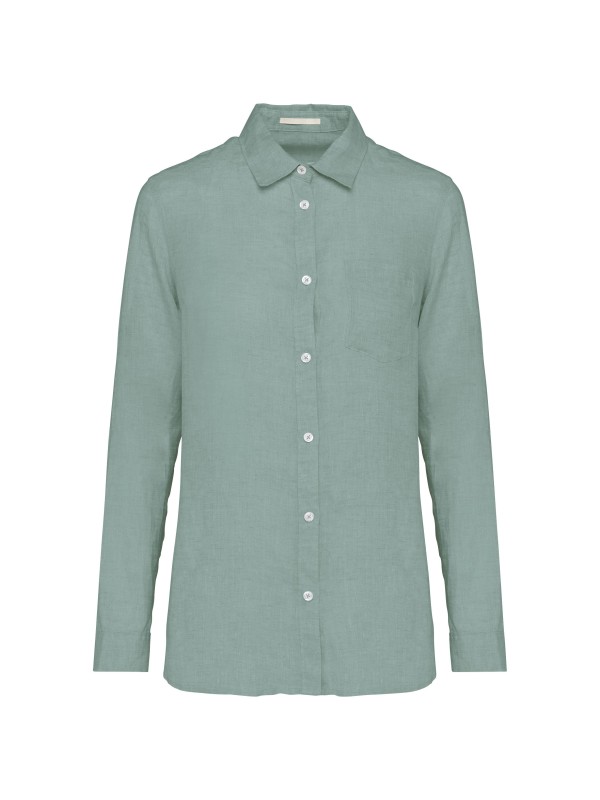 Camisa em linho de senhora