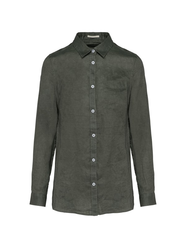 Camisa em linho de senhora