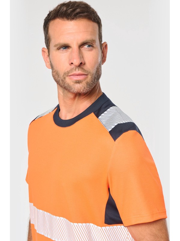 T-shirt de seguran�a em material reciclado manga curta unissexo