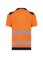 T-shirt de seguran�a em material reciclado manga curta unissexo