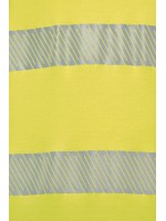 T-shirt de seguran�a em material reciclado decote redondo manga comprida unissexo