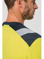 Sweatshirt de seguran�a em material reciclado decote redondo unissexo