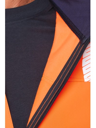 Casaco softshell de seguran�a em material reciclado com mangas amov�veis unissexo