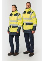 Parka de seguran�a em material reciclado 4 em 1 unissexo