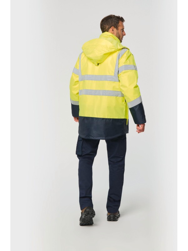 Parka de seguran�a em material reciclado 4 em 1 unissexo