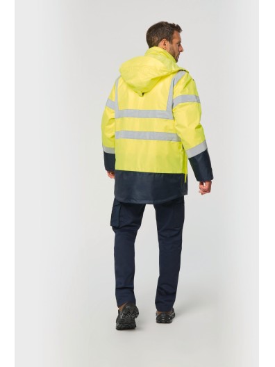 Parka de seguran�a em material reciclado 4 em 1 unissexo