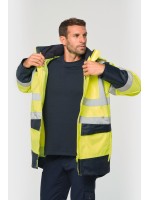 Parka de seguran�a em material reciclado 4 em 1 unissexo