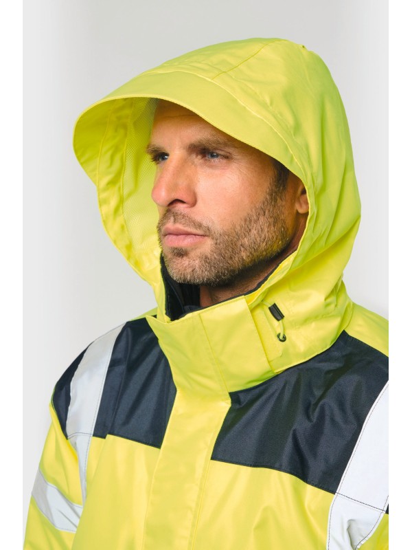 Parka de seguran�a em material reciclado 4 em 1 unissexo