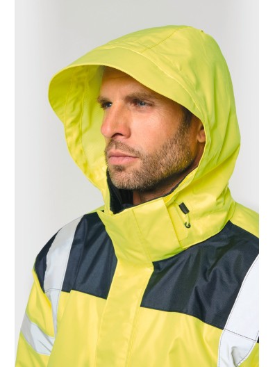 Parka de seguran�a em material reciclado 4 em 1 unissexo