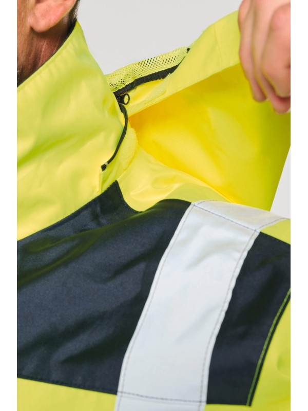 Parka de seguran�a em material reciclado 4 em 1 unissexo
