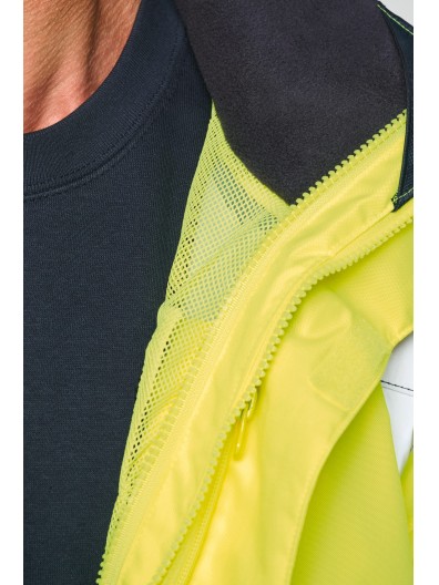 Parka de seguran�a em material reciclado 4 em 1 unissexo