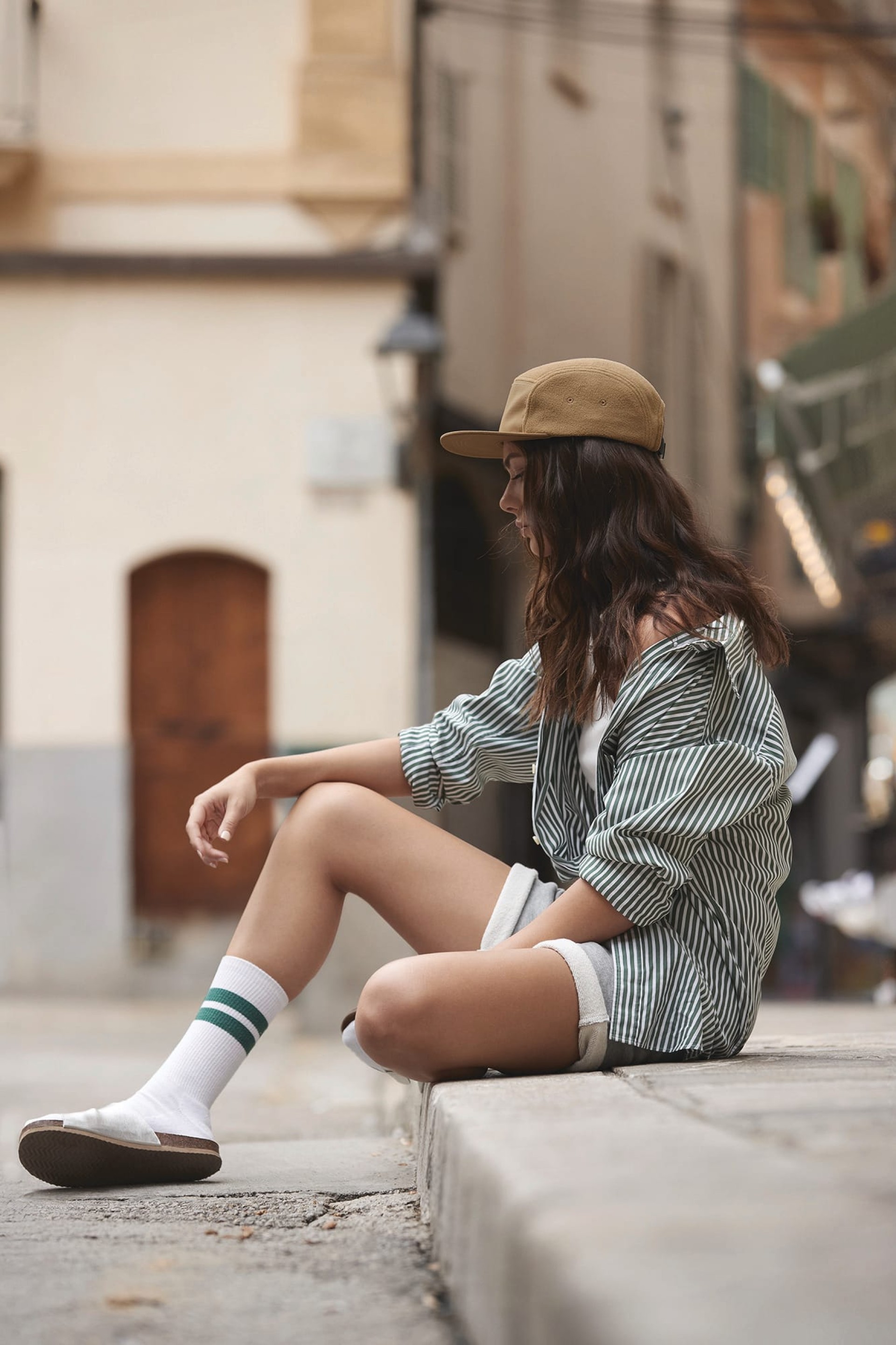 Boné de campista para exterior em polar reciclado