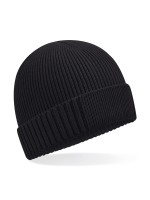 Gorro de algodo biolgico com patch tcnico