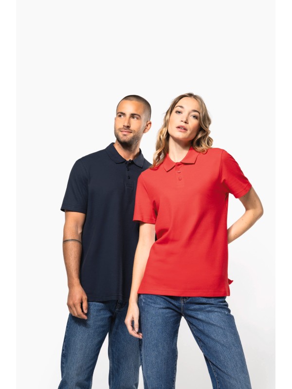 Polo piqu unissexo