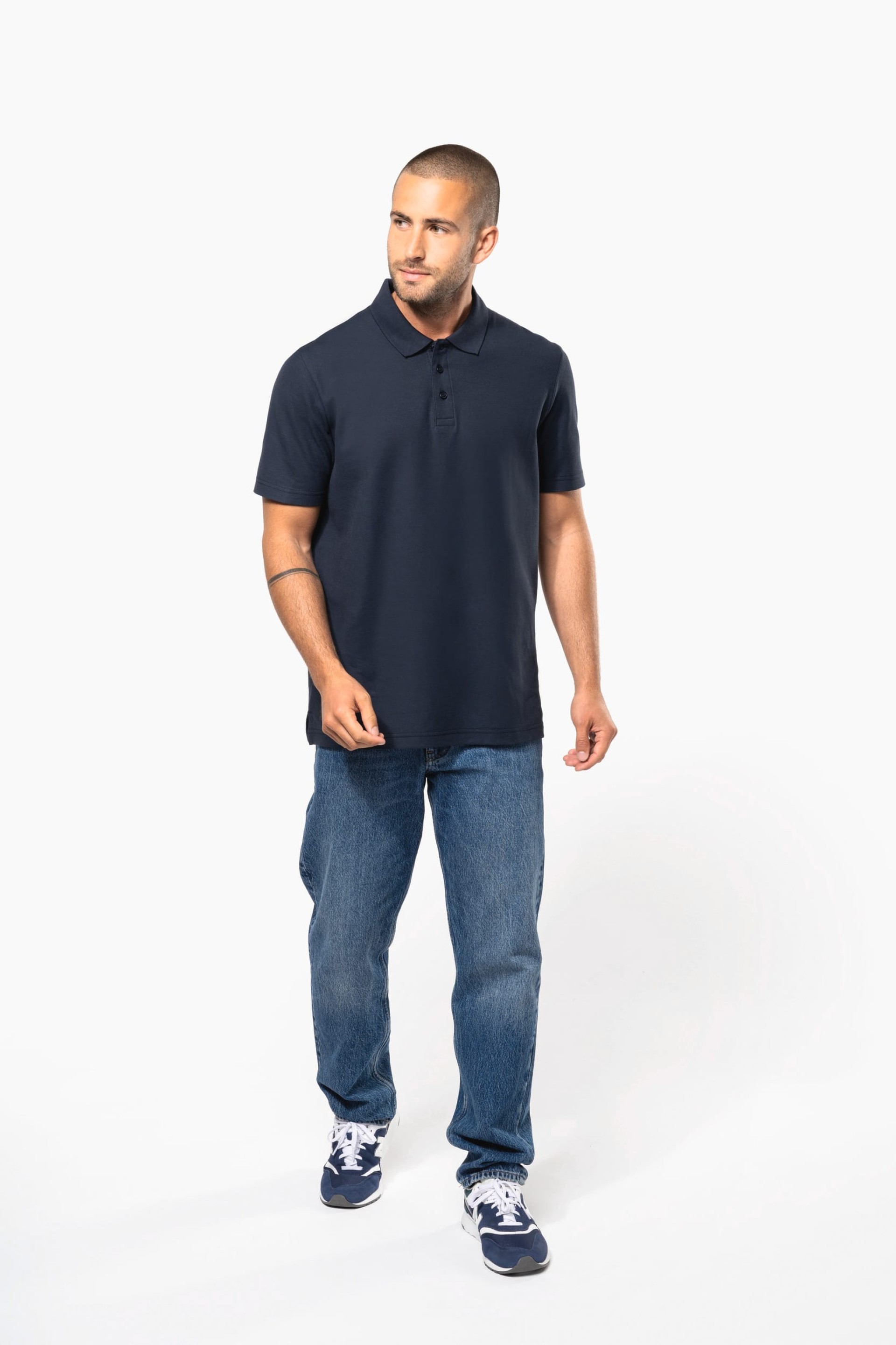 Polo piqué unissexo