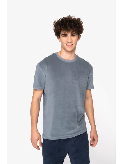 T-shirt eco-responsvel em malha turca de homem