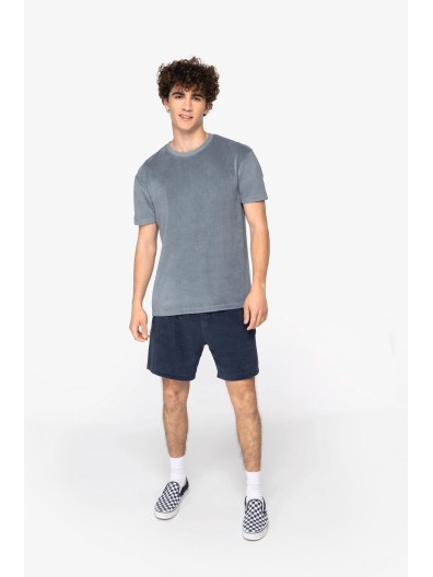 T-shirt eco-responsvel em malha turca de homem