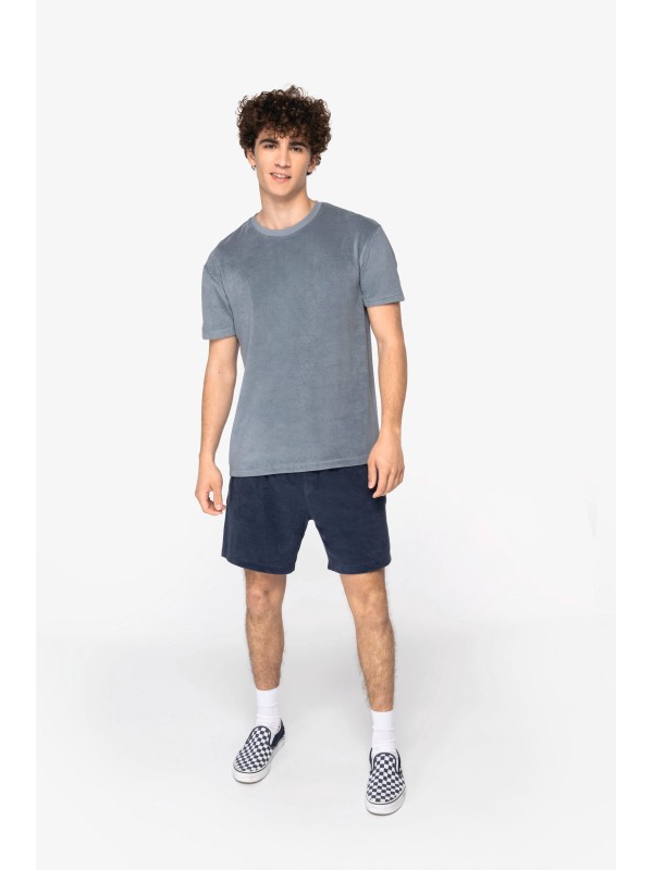 T-shirt eco-responsvel em malha turca de homem