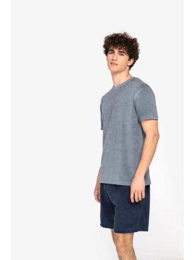 T-shirt eco-responsvel em malha turca de homem