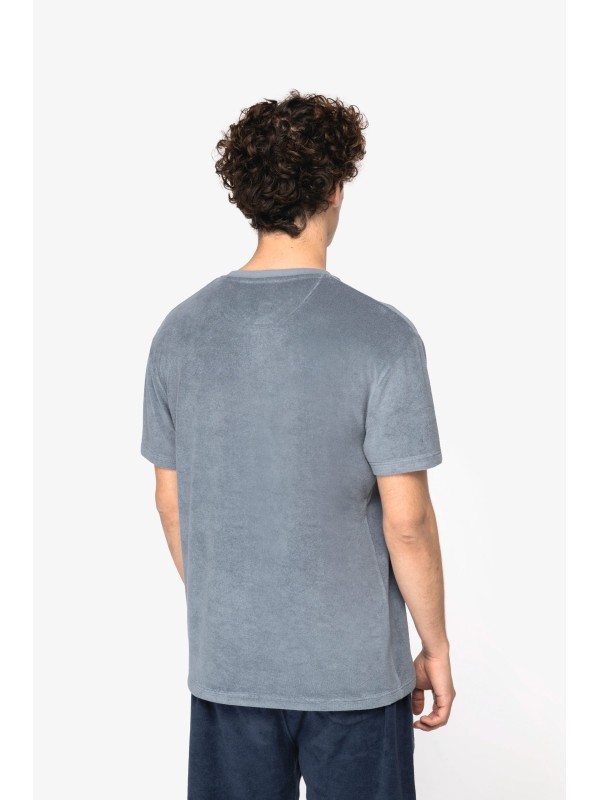 T-shirt eco-responsvel em malha turca de homem