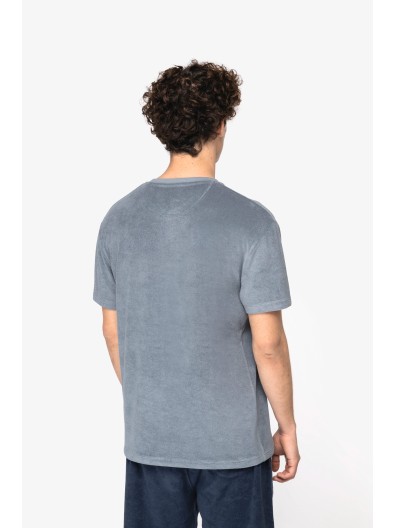 T-shirt eco-responsvel em malha turca de homem