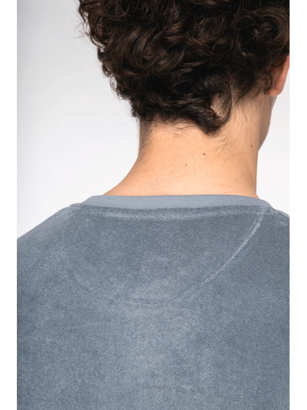 T-shirt eco-responsvel em malha turca de homem