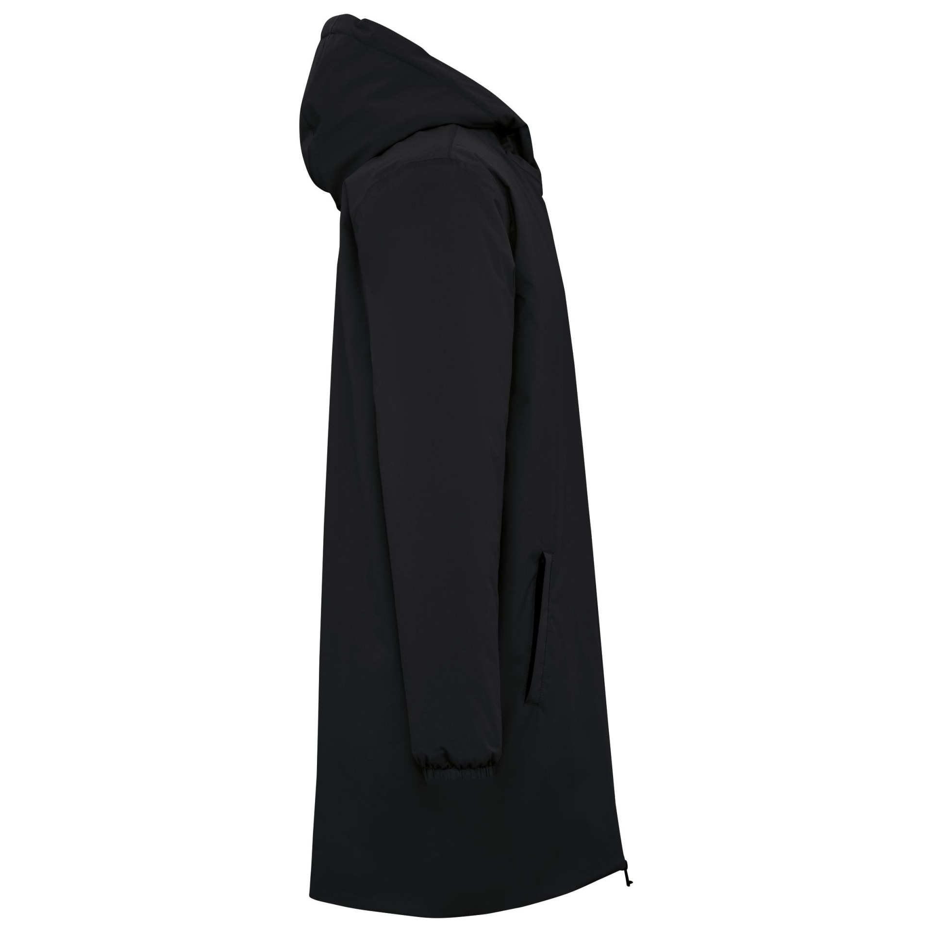 Casaco eco-responsável impermeável com forro em sherpa unissexo