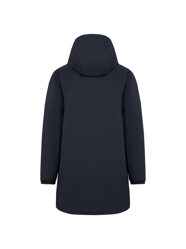 Casaco eco-responsvel impermevel com forro em sherpa unissexo
