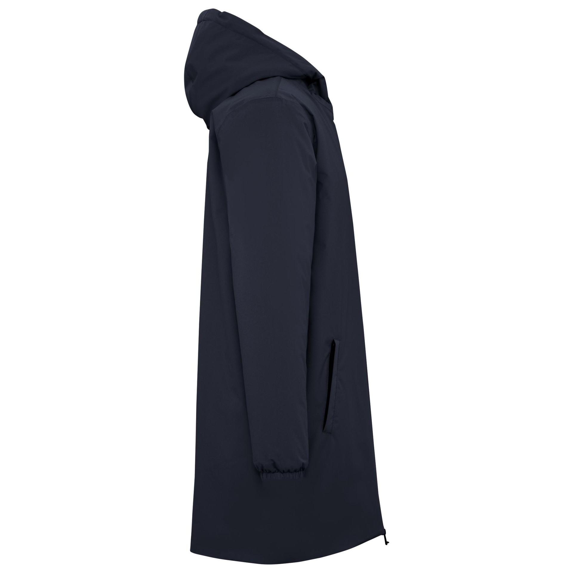 Casaco eco-responsável impermeável com forro em sherpa unissexo