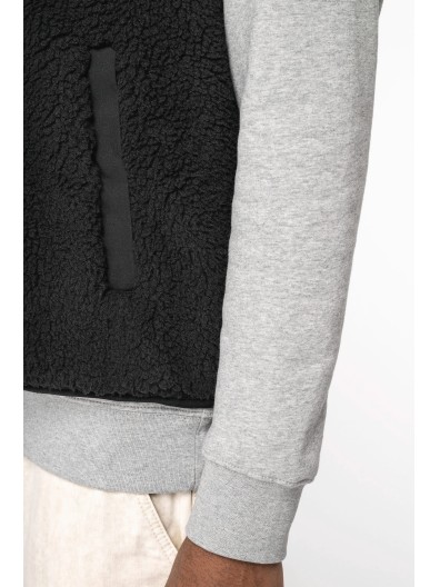 Colete eco-responsvel em sherpa unissexo