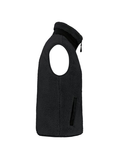 Colete eco-responsvel em sherpa unissexo