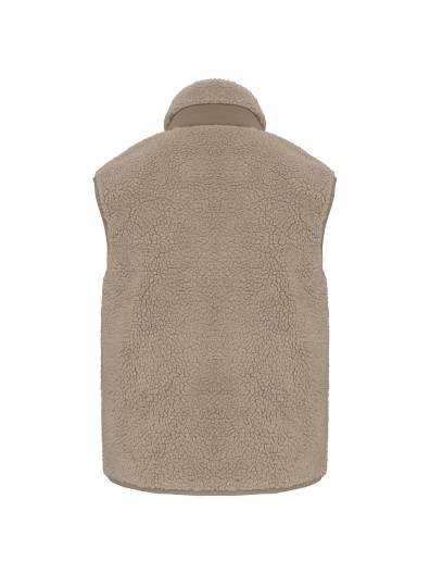 Colete eco-respons�vel em sherpa unissexo
