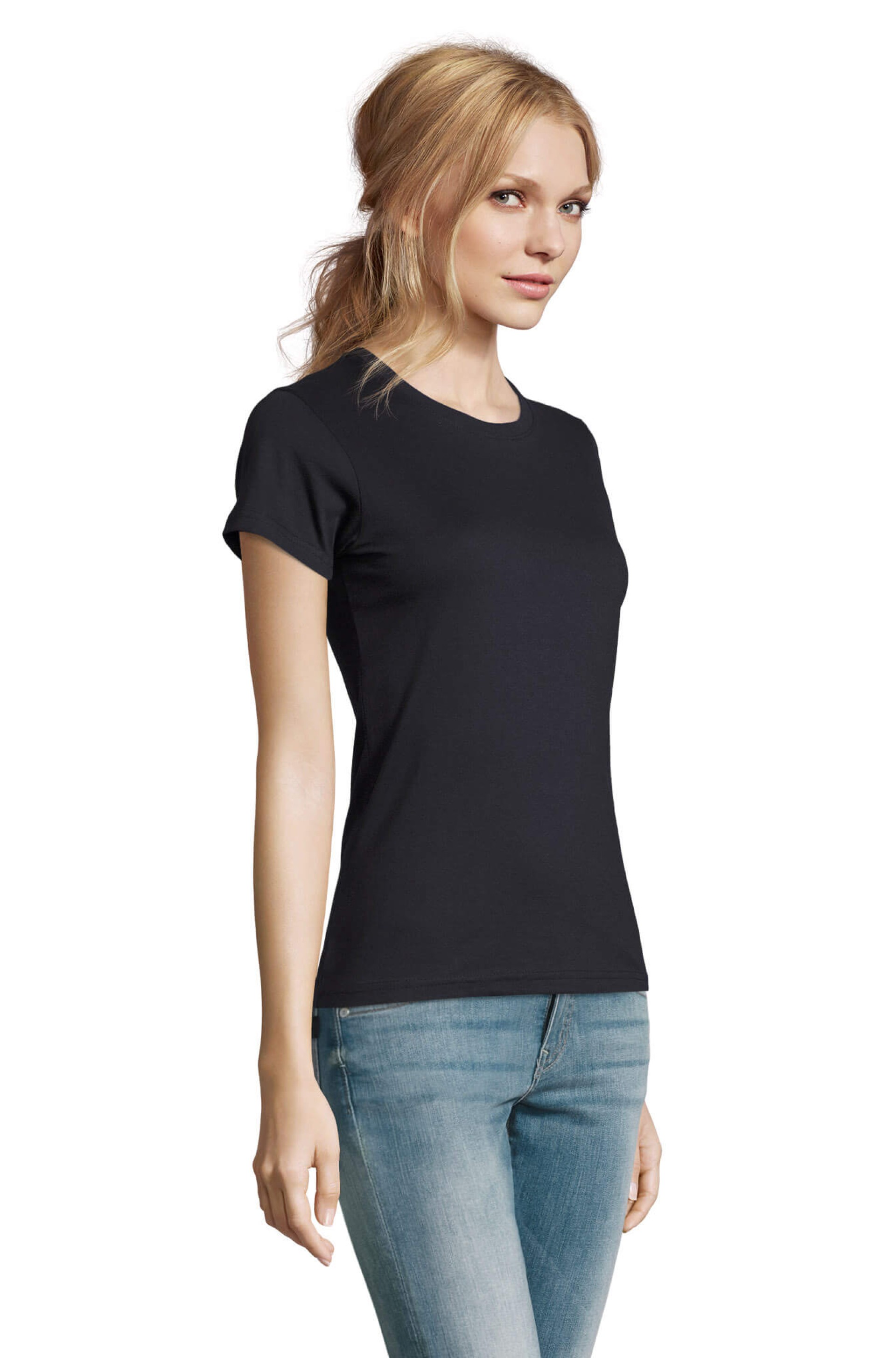 T-Shirt de Gola Redonta para Senhora - IMPERIAL