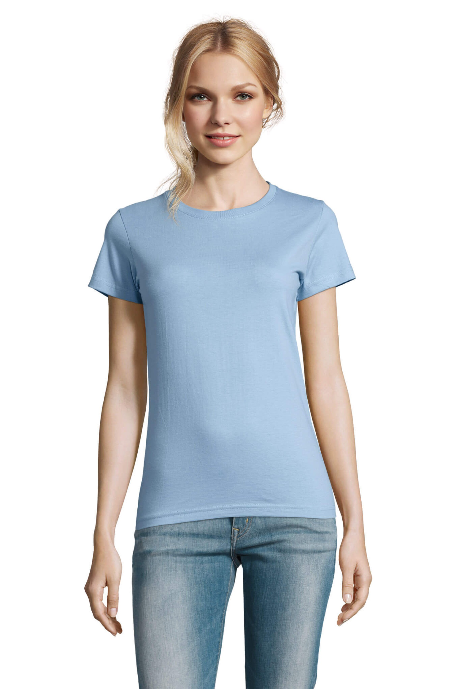 T-Shirt de Gola Redonta para Senhora - IMPERIAL
